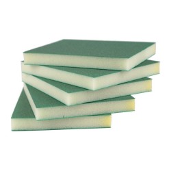 Gąbki ścierne 2-stronne 124x98x12mm P80 do P240
